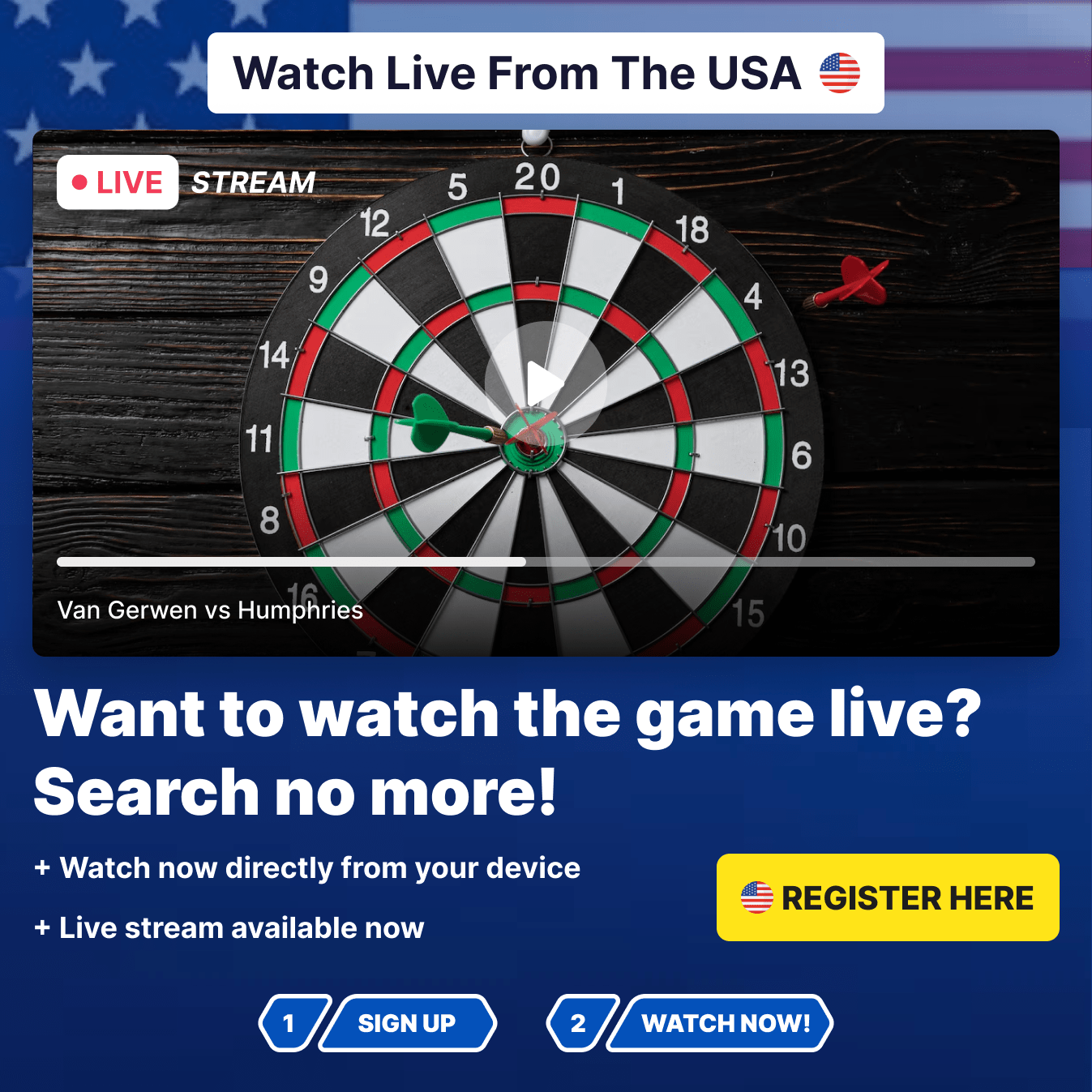 darts streaming watch now